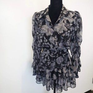 MISA Floral Mini Dress NWOT